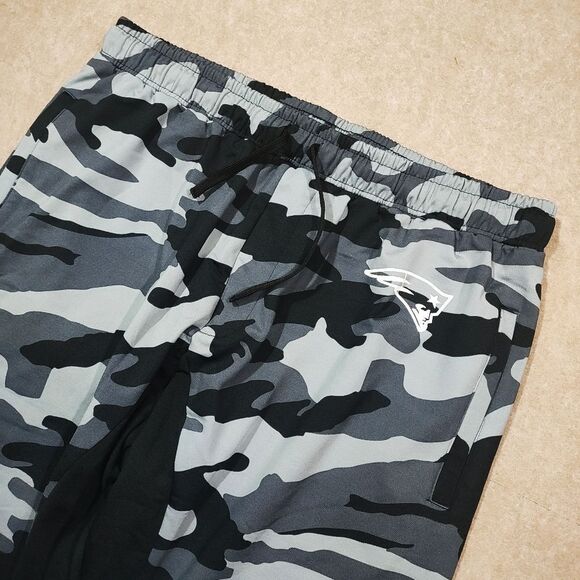 NFL Team Apparel New England Patriots Camo Jogger Pants #K - Picture 2 of 8